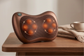 Electronic shiatsu massage pillow with heat for back and neck
